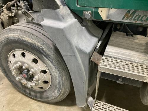 2001 Mack CH Left Grey Extension Poly Fender Extension (Hood): Does Not Include Bracket