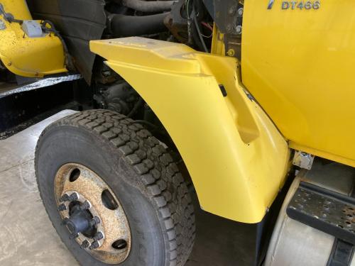 2007 International 7400 Left Yellow Extension Composite Fender Extension (Hood): Does Not Include Bracket