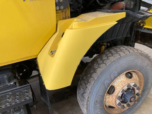 2007 International 7400 Right Yellow Extension Composite Fender Extension (Hood): Does Not Include Bracket
