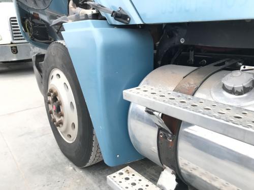 2006 Freightliner COLUMBIA 120 Left Blue Extension Fiberglass Fender Extension (Hood): Does Not Include Bracket, Scuffed Along Front Edge, Cracked Along Bottom Edge