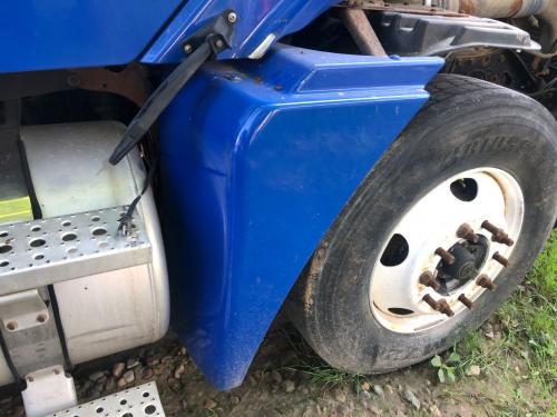 2007 Freightliner COLUMBIA 120 Right Blue Extension Fiberglass Fender Extension (Hood): Does Not Include Bracket, Chip On Lower Section