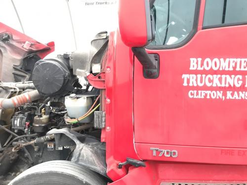 2013 Kenworth T700 Red Left Cab Cowl: Paint Scuffed Along Rear Edge