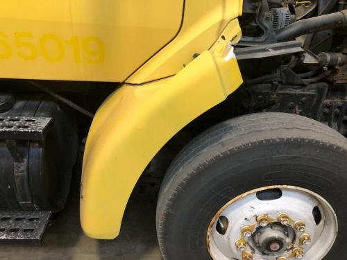2000 Sterling L7501 Right Yellow Extension Fiberglass Fender Extension (Hood): Does Not Include Bracket, Some Wear From Hood
