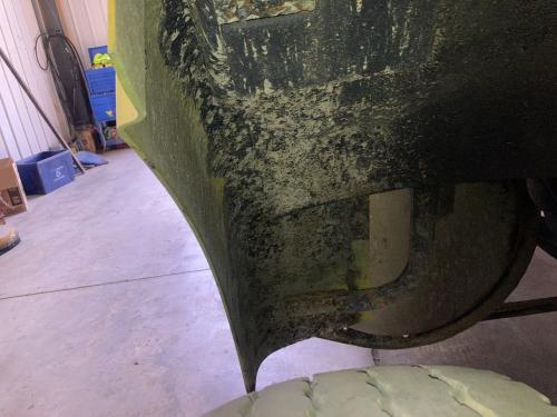 2003 Sterling L7501 Right Yellow Extension Fiberglass Fender Extension (Hood): Does Not Include Bracket, Some Wear Throughout