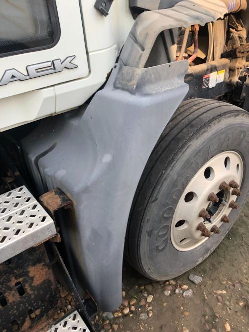 2013 Mack CXU Right Grey Extension Poly Fender Extension (Hood): Does Not Include Bracket