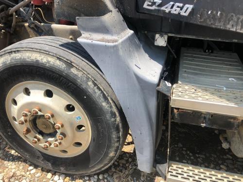 2000 Mack CH Left Black Extension Poly Fender Extension (Hood): Does Not Include Bracket