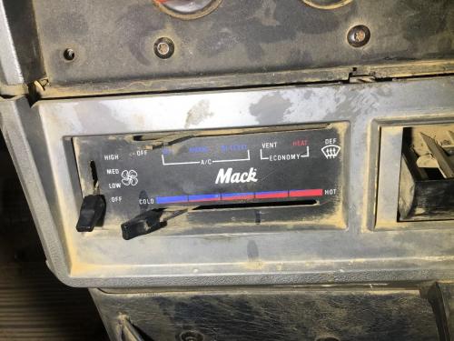 2000 Mack CH Heater & AC Temp Control: 3 Sliders