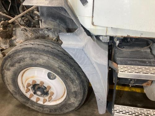 2002 Mack CH Left Grey Extension Poly Fender Extension (Hood): Does Not Include Bracket

