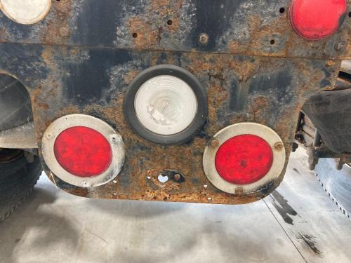 2012 Freightliner CASCADIA Tail Panel: Two Red Lights And One White; Surface Rust
