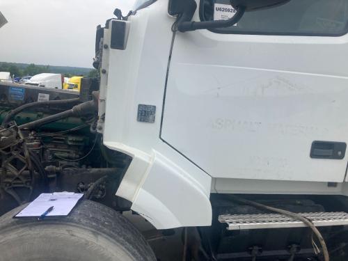 2014 Volvo VNL White Left Cab Cowl: Cracked Around Mounting Points