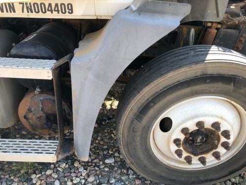 2007 Mack CXN Right Grey Extension Poly Fender Extension (Hood): Does Not Include Bracket