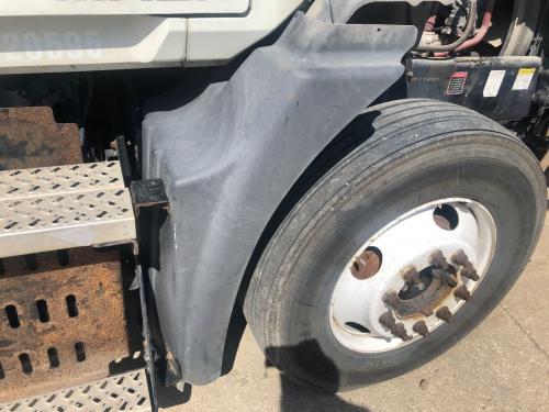 2012 Mack CXU Right Black Extension Poly Fender Extension (Hood): Does Not Include Bracket