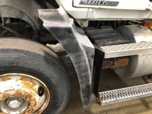 2003 Mack CH Left Black Extension Poly Fender Extension (Hood): Does Not Include Bracket