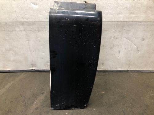 2007 Freightliner COLUMBIA 120 Right Black Extension Fiberglass Fender Extension (Hood): Does Not Include Bracket, Chipped Along Top And Bottom Edge