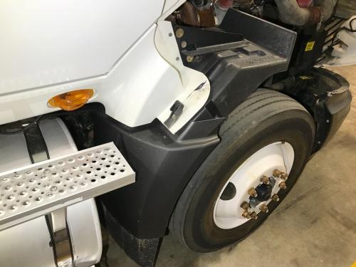 2010 International PROSTAR Right Black Extension Poly Fender Extension (Hood): Does Not Include Bracket
