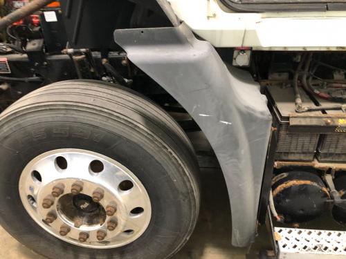 2015 Mack CXU Left Grey Extension Poly Fender Extension (Hood): Does Not Include Bracket