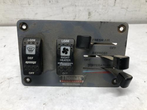 2000 Thomas SAF-T-LINER MVP-EF Heater & AC Temp Control: 2 Switches, 3 Sliders