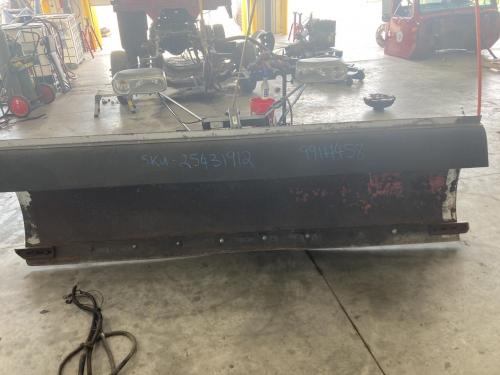 USED Pro Plus Hd Snow Plow: 10' X 34" Steel Plow W/ Mount, Lights, Valve And Plow Controls