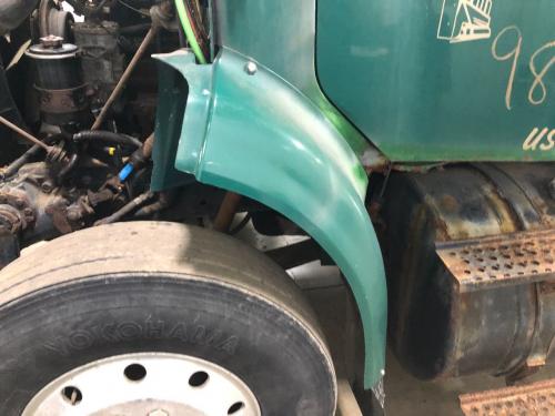 1998 International 8100 Left Green Extension Poly Fender Extension (Hood): Does Not Include Brackets
