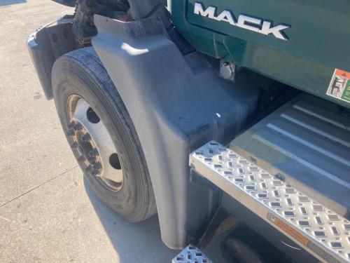 2015 Mack CXU Left Grey Extension Poly Fender Extension (Hood): Does Not Include Bracket