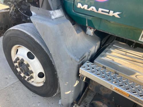 2015 Mack CXU Left Grey Extension Poly Fender Extension (Hood): Does Not Include Bracket
