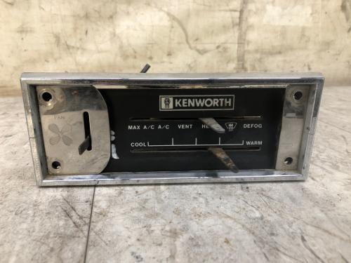 1986 Kenworth W900B Heater & AC Temp Control: 3 Slides