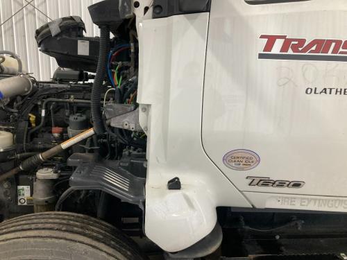 2020 Kenworth T680 White Left Extension Cowl: Does Not Include Door Latch
