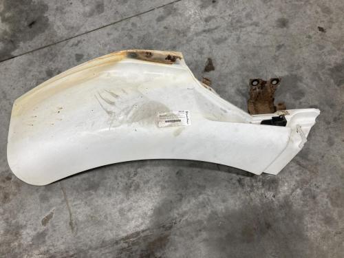 2005 Sterling A9513 Right White Extension Fiberglass Fender Extension (Hood): Does Not Include Brackets; Scraped At Top Where Hood Covers