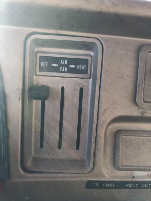 1964 Chevrolet C50 Heater & AC Temp Control: Missing 2 Switchs