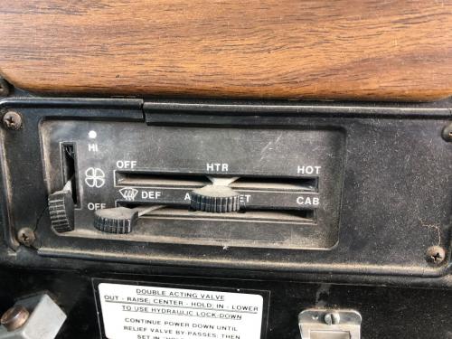 1988 International S1900 Heater & AC Temp Control
