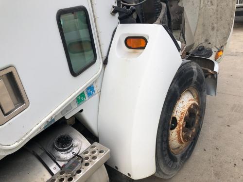 2000 Kenworth T300 Right White Extension Fiberglass Fender Extension (Hood): Does Not Include  Bracket