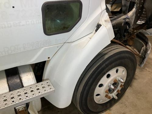 2005 Sterling A9513 Right White Extension Fiberglass Fender Extension (Hood): Does Not Include Brackets, Some Hood Wear