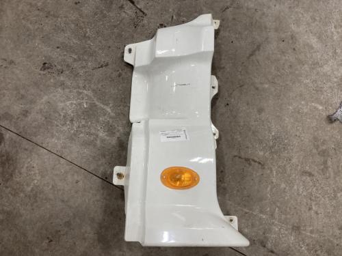 2014 Freightliner CASCADIA White Left Extension Cowl: With Marker Light; Tiny Scratch In Top