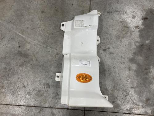 2014 Freightliner CASCADIA White Left Extension Cowl: W/Light; Small Scrape At Top