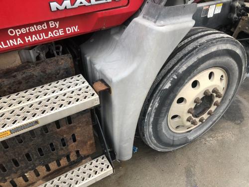 2016 Mack CXU Right Grey Extension Poly Fender Extension (Hood): Does Not Include Bracket
