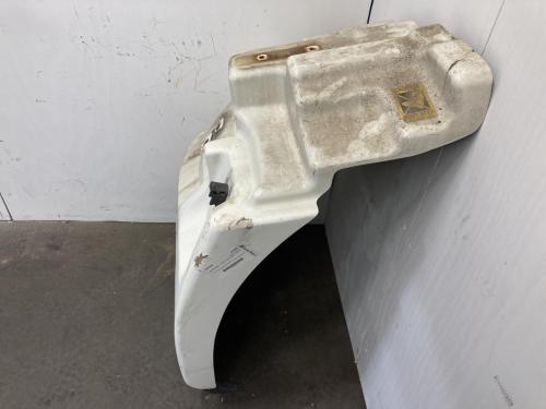 2007 Hino 338 Right White Extension Fiberglass Fender Extension (Hood): Some Wear, Small Crack