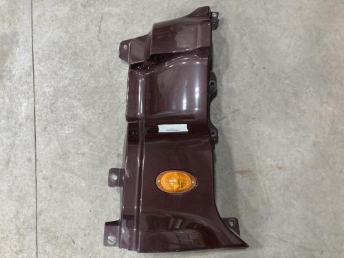 2011 Freightliner CASCADIA Brown Left Extension Cowl: Scratched From Hood Rubbing