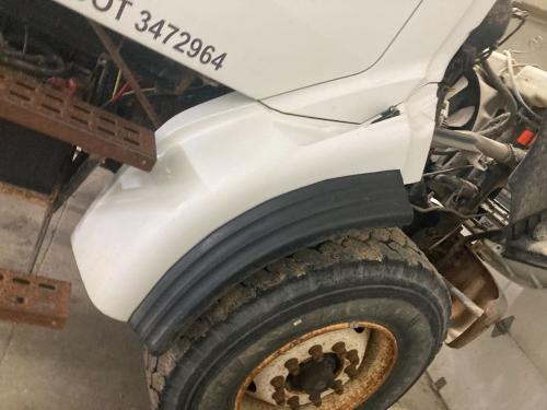 2001 Sterling L8513 Right White Extension Fiberglass Fender Extension (Hood): Does Not Include Brackets