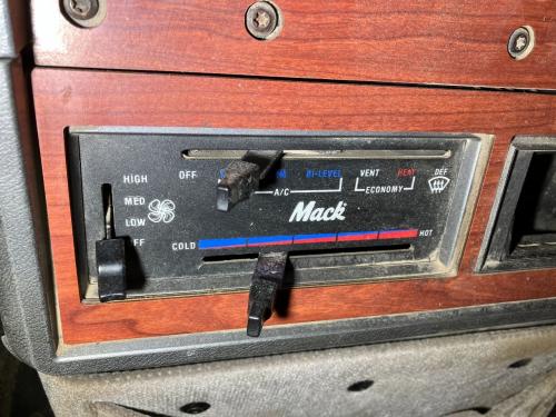 1996 Mack CH Heater & AC Temp Control