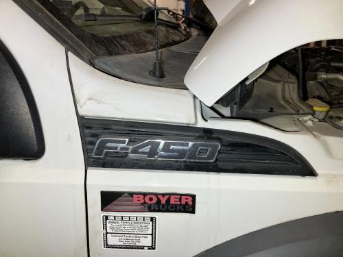 2013 Ford F450 SUPER DUTY White Right Cab Cowl