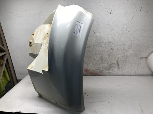 2000 International 4900 Right White Extension Fiberglass Fender Extension (Hood): Does Not Include Bracket, Spider Cracks In Paint In Cab Area