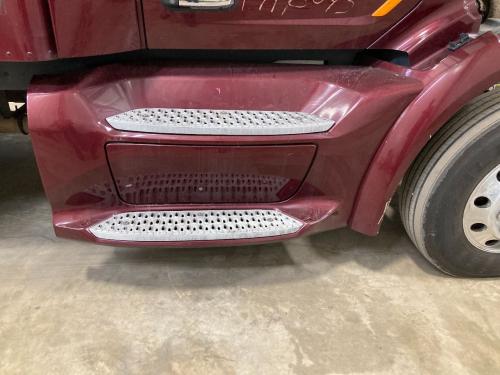 2017 Peterbilt 579 Right Maroon Chassis Fairing | Length: 57.5  | Wheelbase: 240