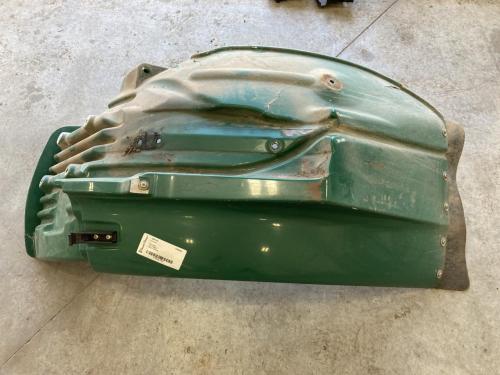 2007 Freightliner M2 106 Left Green Extension Fiberglass Fender Extension (Hood): Does Not Include Bracket; Cracked On Top Corner (Shown In Pictures)