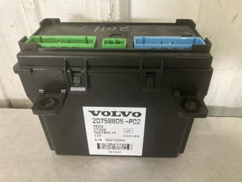 2009 Volvo VNM Cab Control Module Cecu: P/N 20758805-P02
