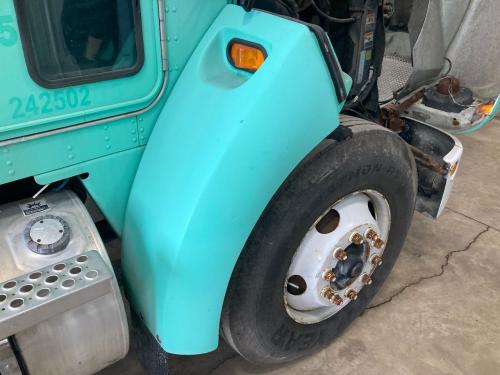 2006 Kenworth T300 Right Green Extension Fiberglass Fender Extension (Hood): Does Not Include Bracket
