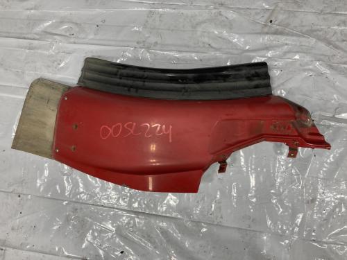 2000 Sterling L9513 Left Red Extension Fiberglass Fender Extension (Hood): Does Not Include Brackets, Cracking And Chipping In Places (Pictured)
