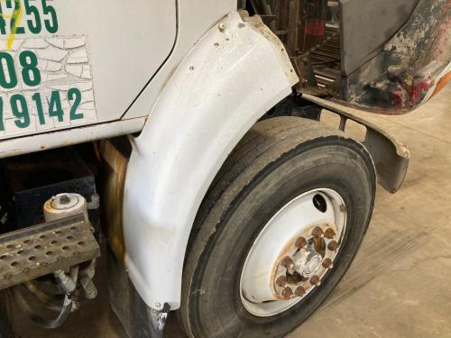 1990 International 8100 Right White Extension Fiberglass Fender Extension (Hood): Does Not Include Brackets
