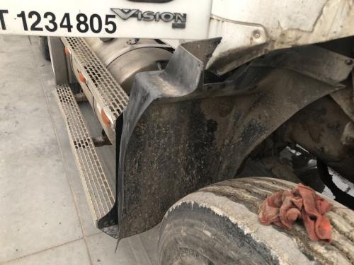 2002 Mack CX Right Black Extension Poly Fender Extension (Hood): Does Not Include Bracket