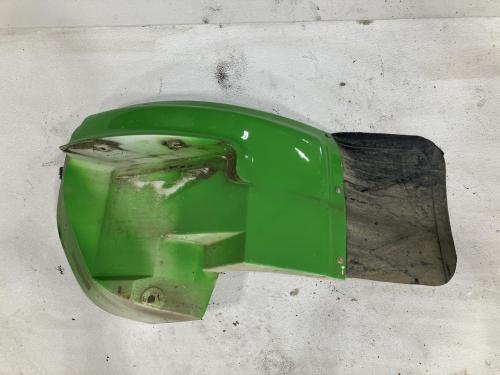2000 International 4700 Right Green Extension Fiberglass Fender Extension (Hood): Does Not Include Brackets; Minor Cracking On Top Edge